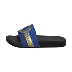 DELUXE BLUE BELT Men's Slide Sandals (Model 057)