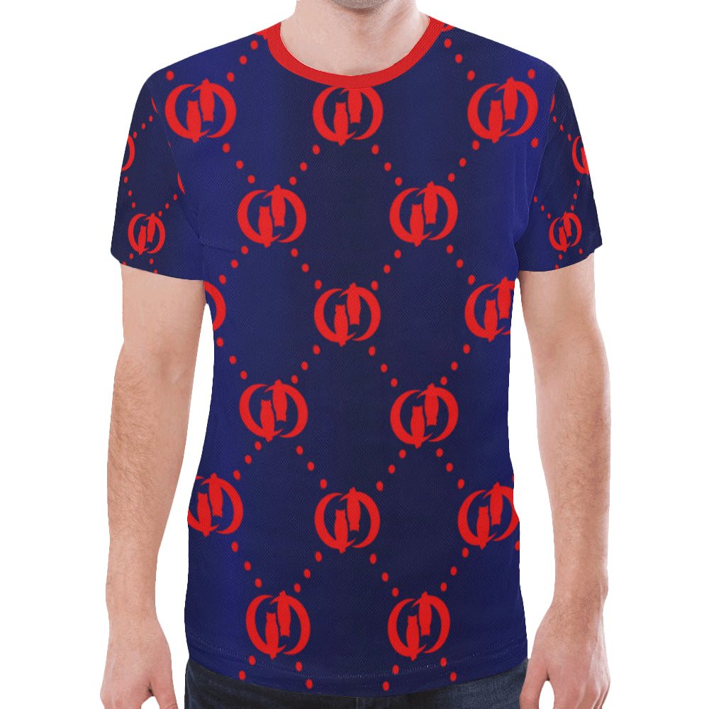 GOLDIE RED TRIANGLE New All Over Print T-shirt for Men (Model T45)