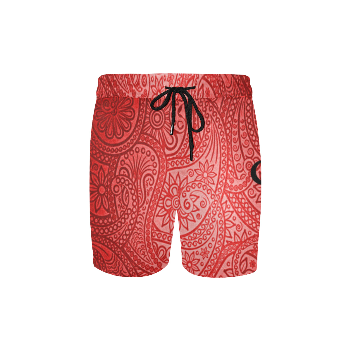 LUXURY RED GANG Men's Mid-Length Swim Shorts (Model L39)