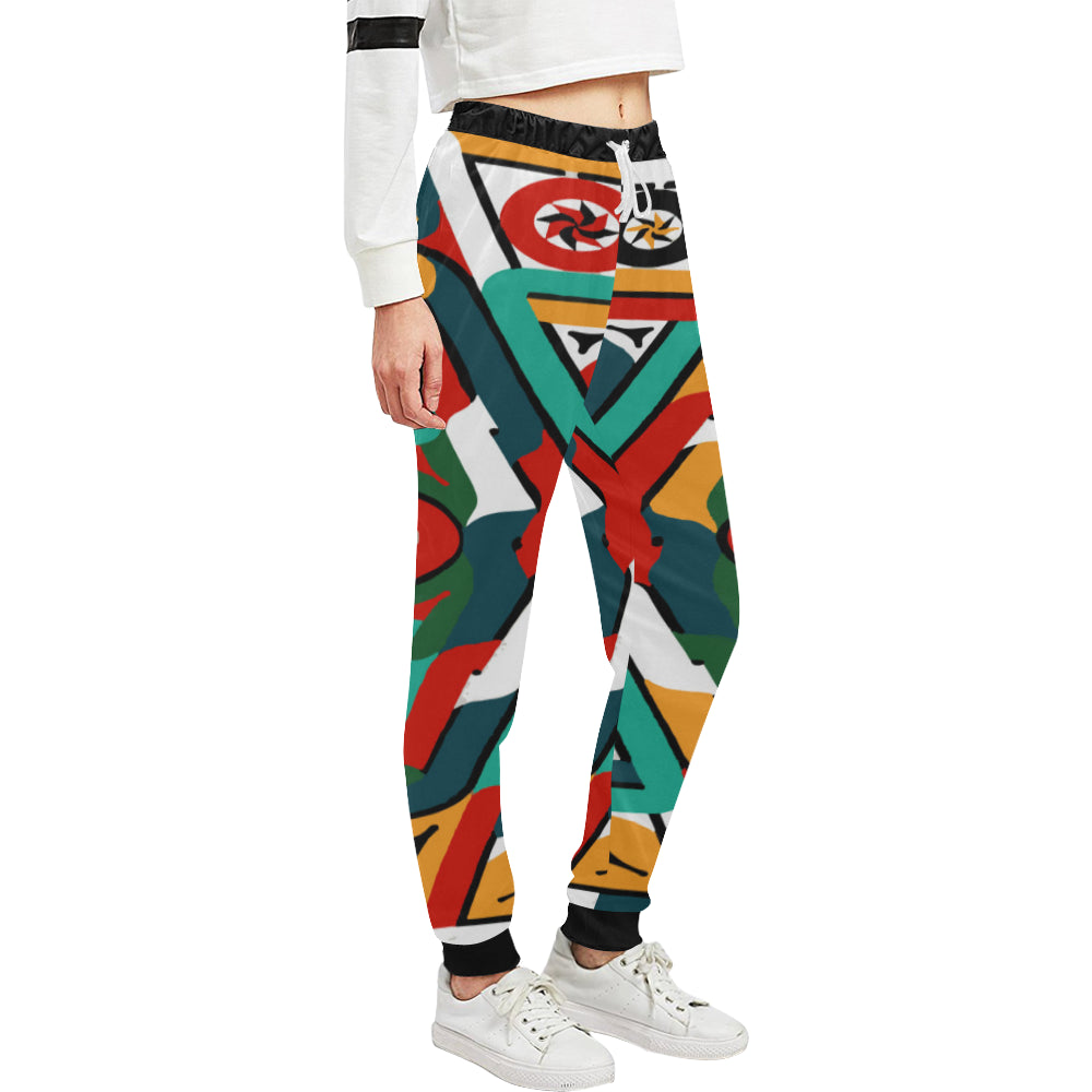 TEMBE ART Women's All Over Print Sweatpants