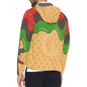 RVLTN ICE CREAM All Over Print Windbreaker for Unisex