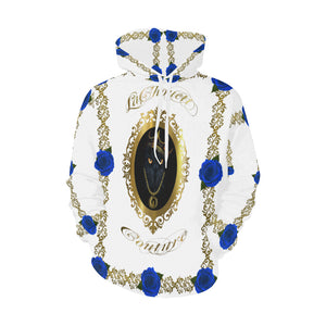 BLUE ROSES OWL All Over Print Hoodie for Men