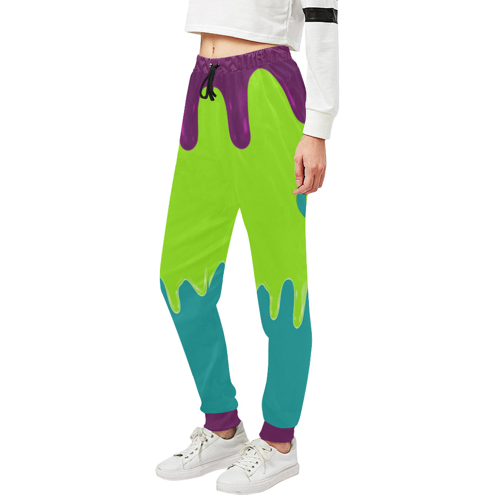 DRIPPIN LEAN Women's All Over Print Sweatpants (Model L11)