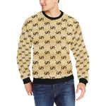 EXCELLENCE NILE Men's Rib Cuff Crew Neck Sweatshirt