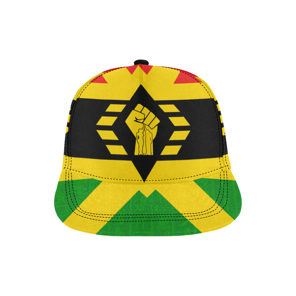 FIST UP RBG All Over Print Snapback Hat D