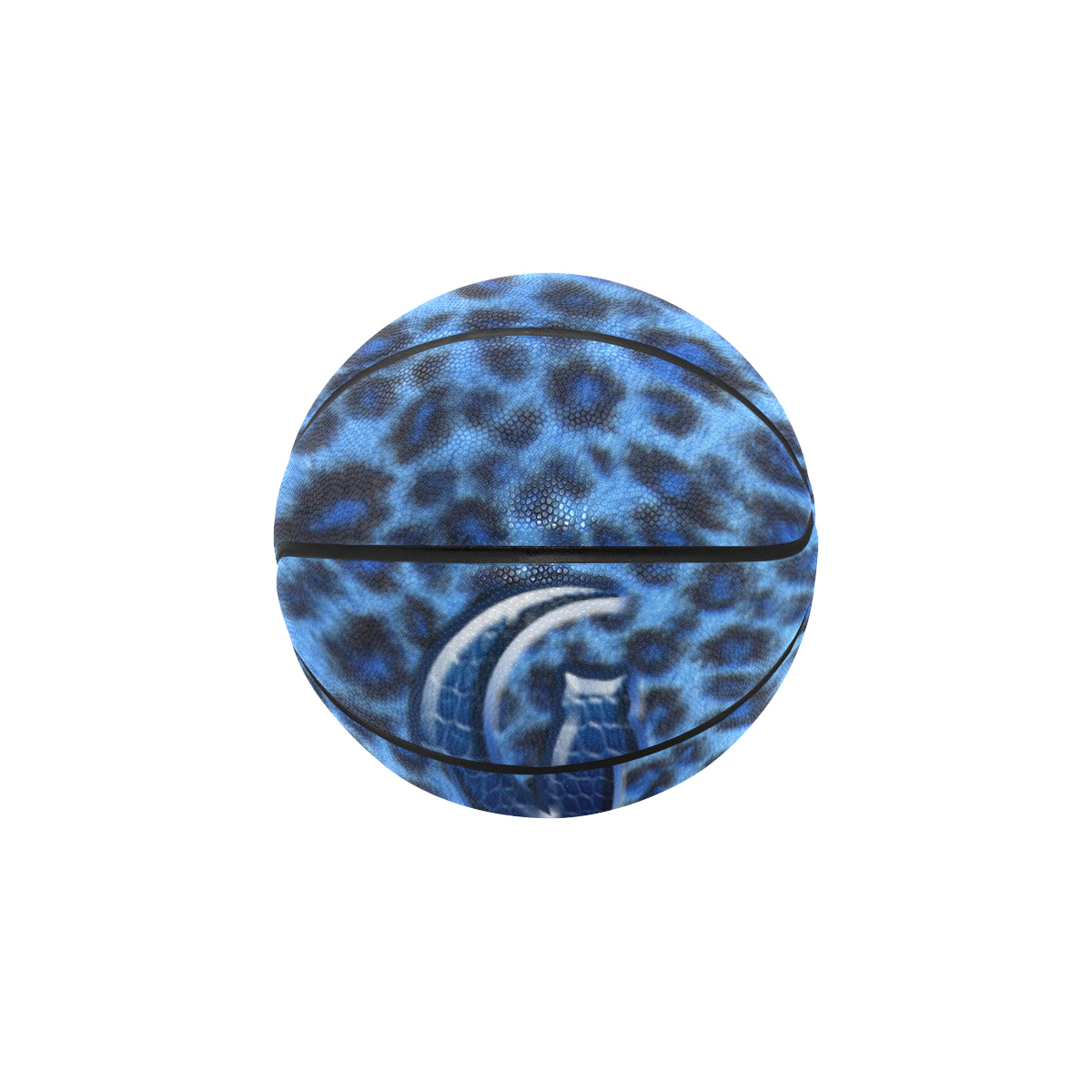 BLUE TIGER SKIN All Over Print Basketball