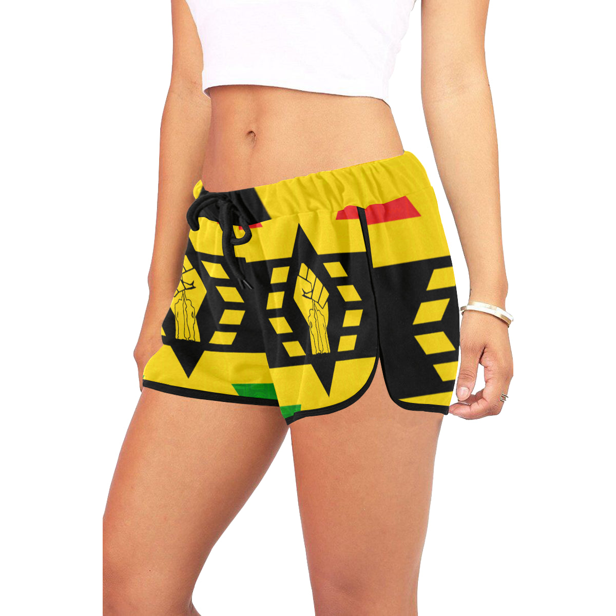 FIST UP RBG Women's All Over Print Relaxed Shorts
