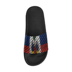 HAITI FLAG Men's Slide Sandals (Model 057)