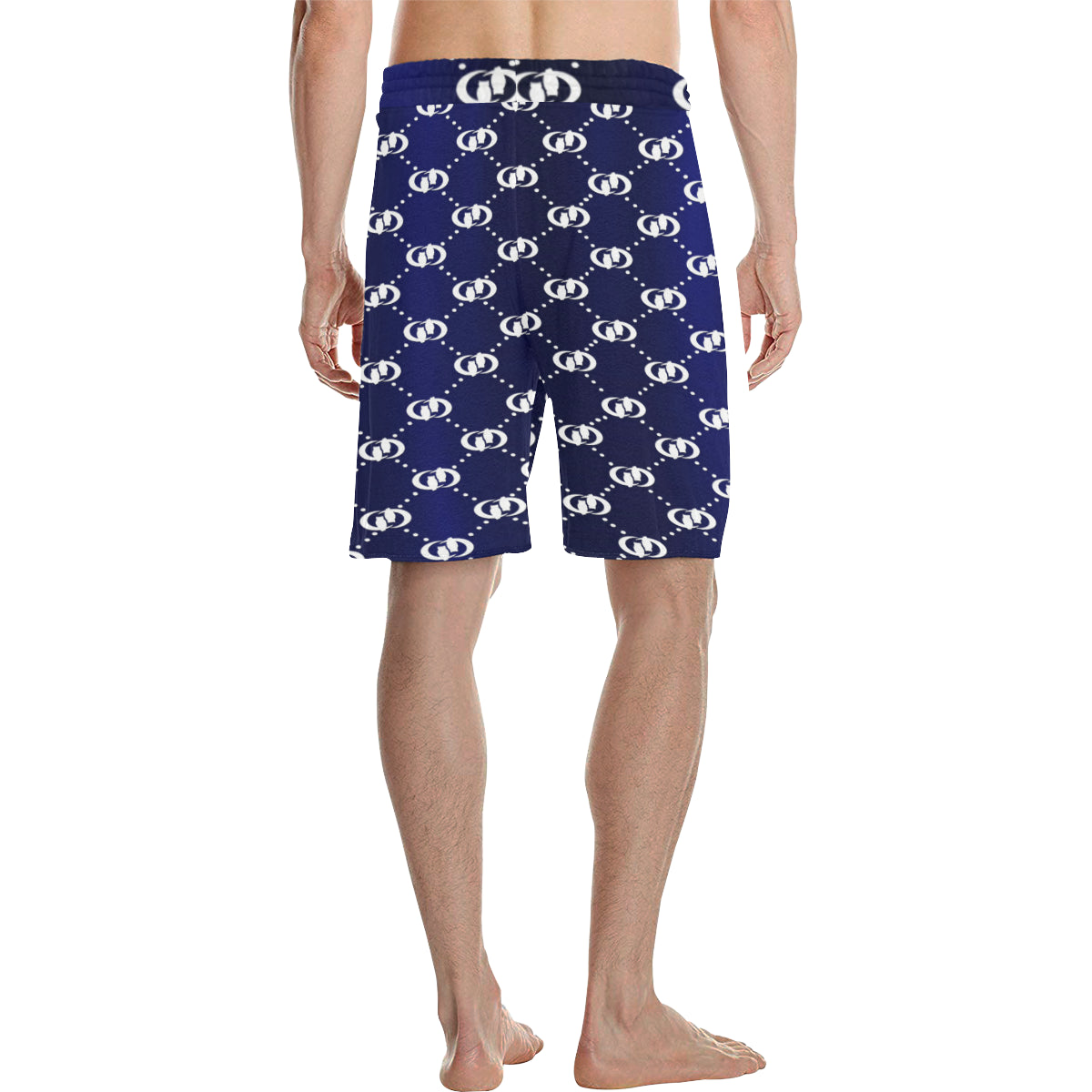 EXCELLENCE BLWHT Men's All Over Print Casual Shorts