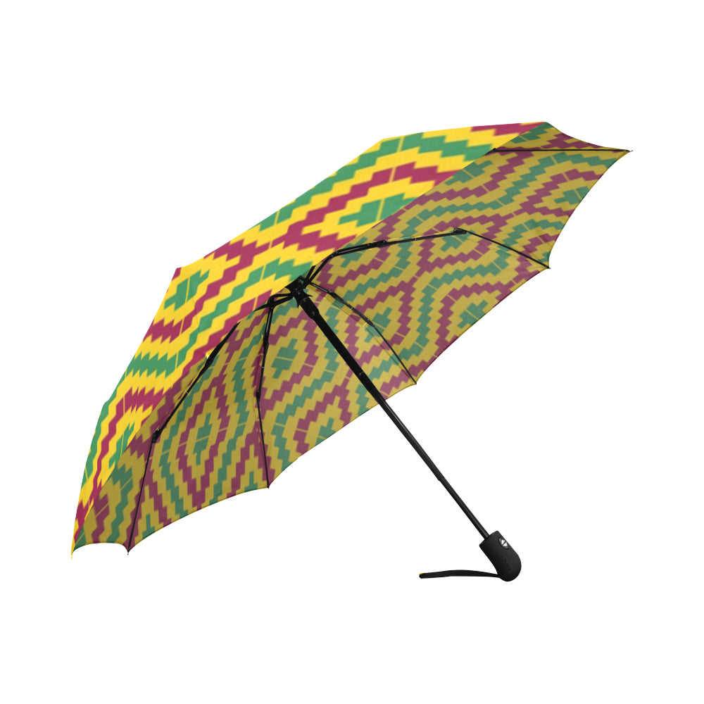 KENTE FRACTAL Auto-Foldable Umbrella
