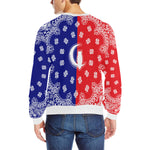 BANDANA UNITY Men's Rib Cuff Crew Neck Sweatshirt