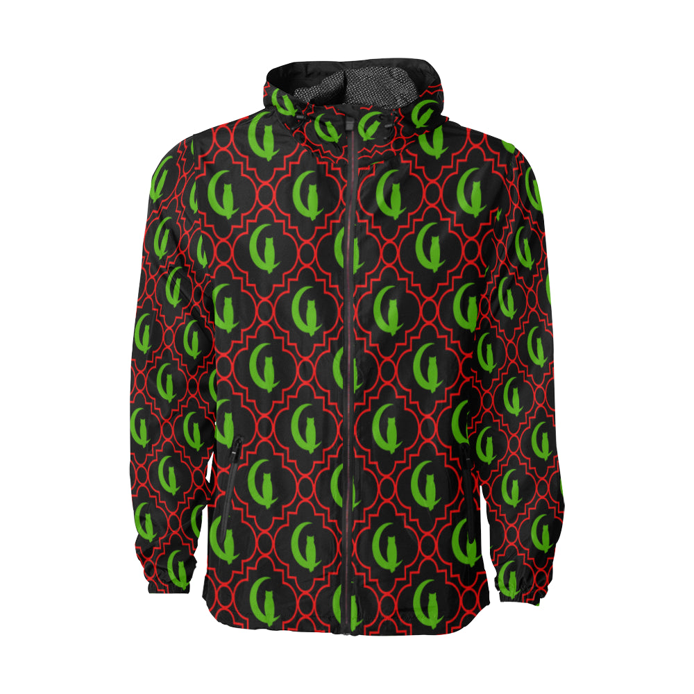 ELEGANCE RBG All Over Print Windbreaker for Unisex