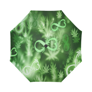 INFINITY GREEN COSMOS Auto-Foldable Umbrella