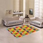 KENTE BLUE Area Rug 5'3''x4'