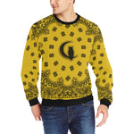 BANDANA LK Men's Rib Cuff Crew Neck Sweatshirt