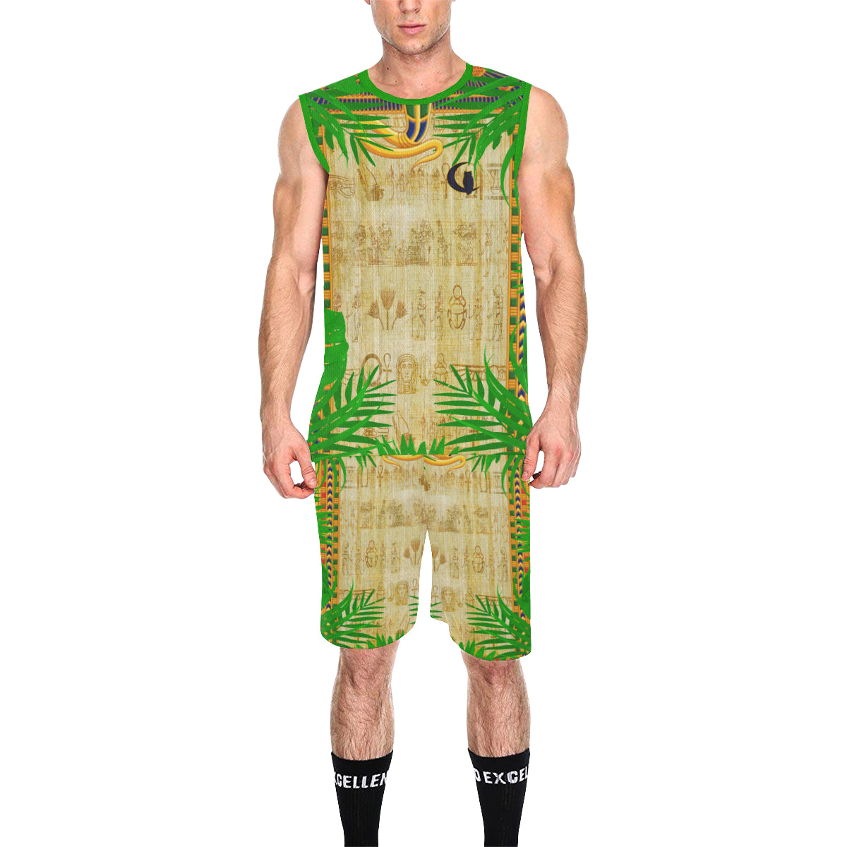 TROPICAL NILE All Over Print Basketball Uniform