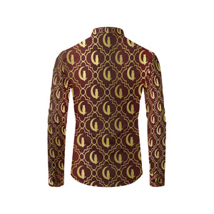 ELEGANCE BRDX Men's All Over Print Casual Dress Shirt (Model T61)