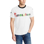 REVOLUTION Men's All Over Print T-Shirt (Solid Color Neck) (Model T63)