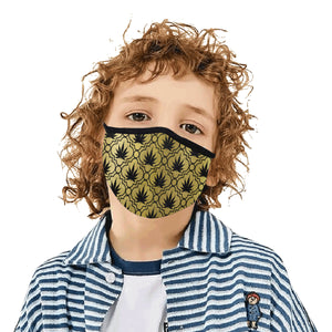 WEEDY GOLD Mouth Mask in One Piece (2 Filters Included)