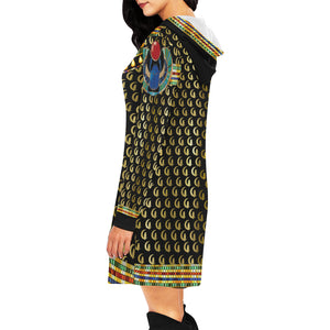 MEDJAY LCC All Over Print Hoodie Mini Dress