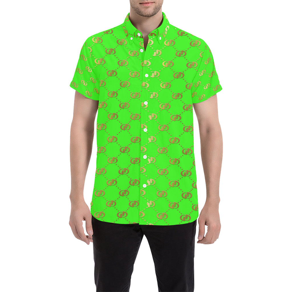 EXCELLENCE SKUNKGLD Men's All Over Print Short Sleeve Shirt