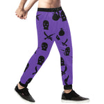 DRILLIN PURPLE Men's All Over Print Sweatpants (Model L11)
