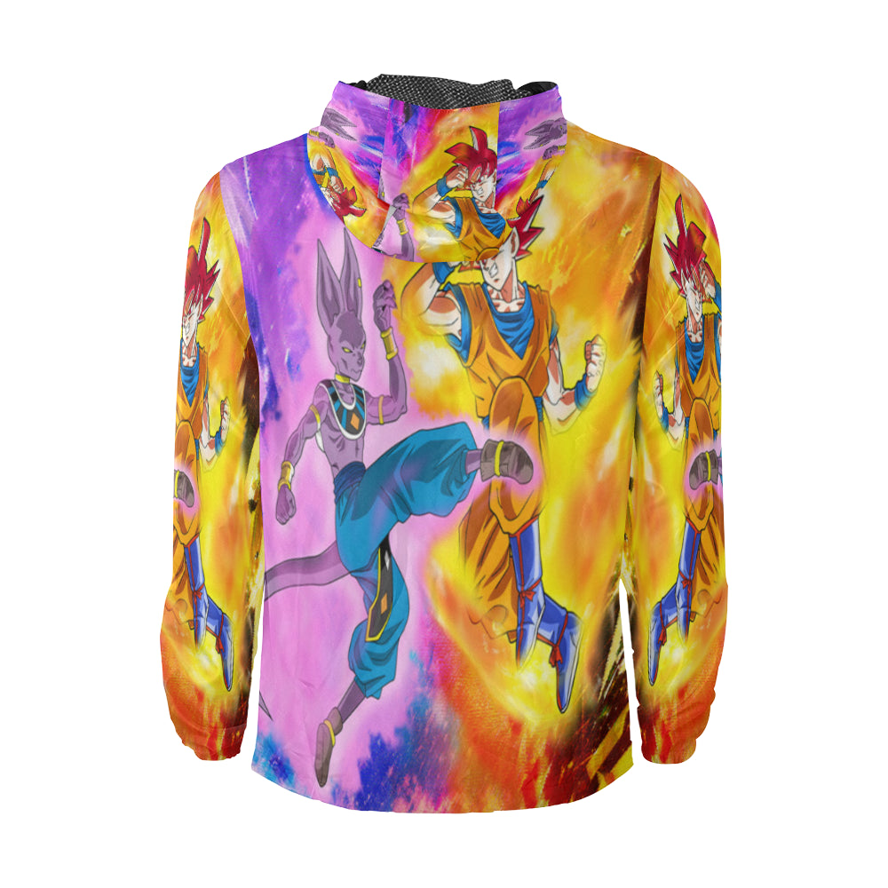 BEERUS VS GOKU All Over Print Windbreaker for Unisex