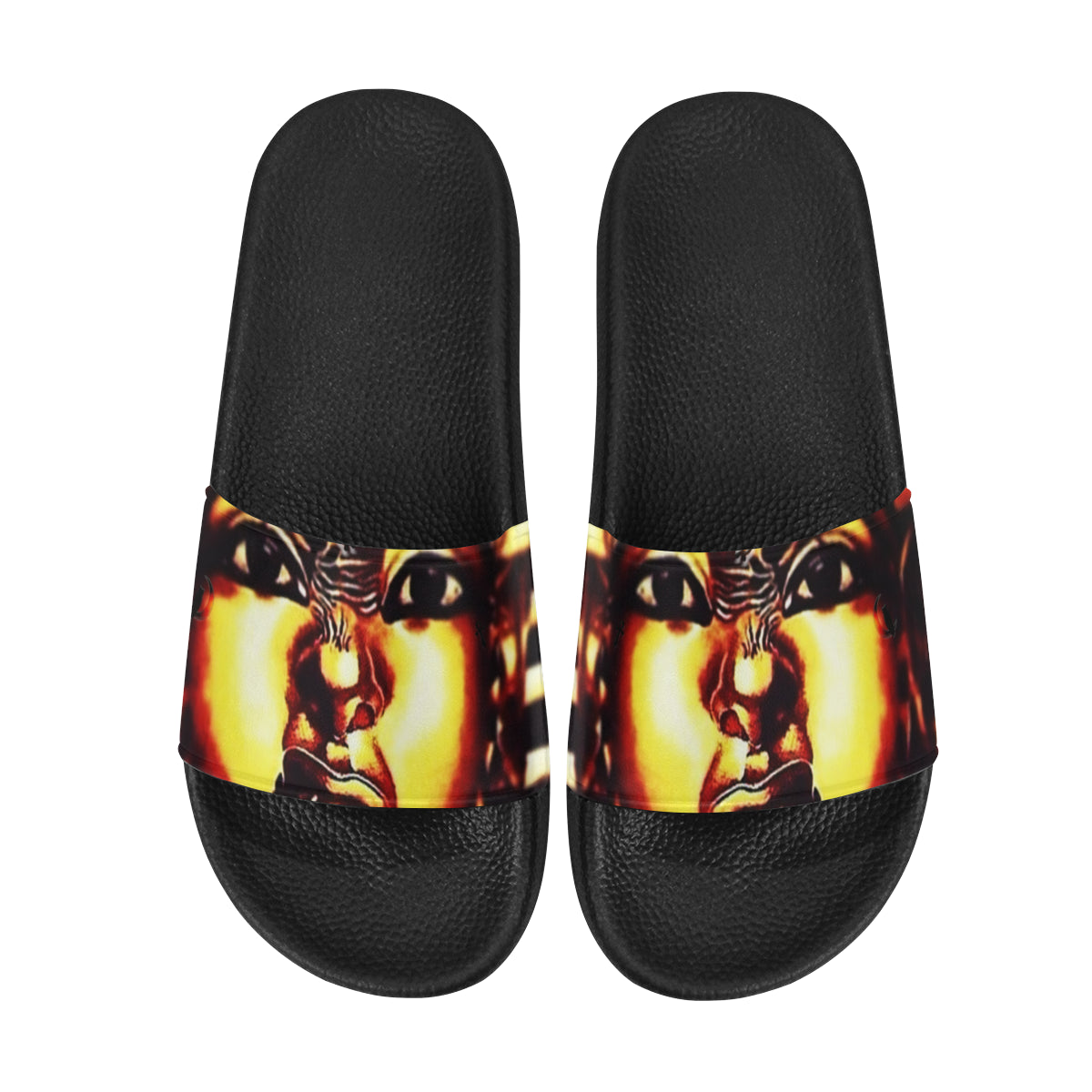 THUG PHAROAH Men's Slide Sandals (Model 057)