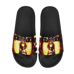 THUG PHAROAH Men's Slide Sandals (Model 057)