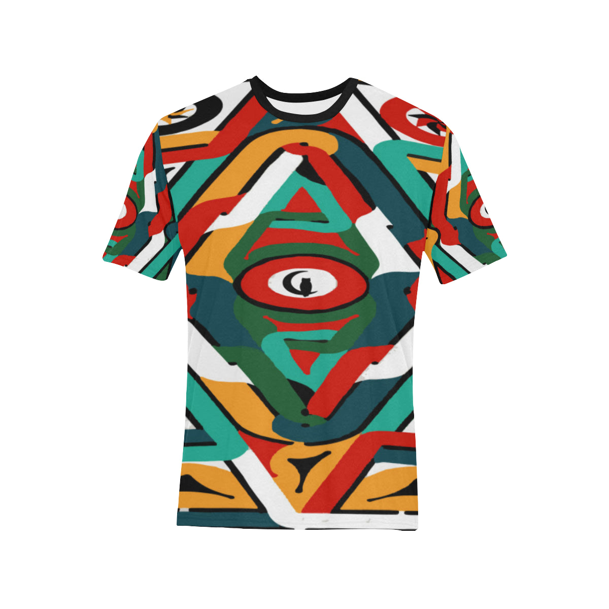 TEMBE ART Men's All Over Print T-Shirt