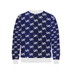 EXCELLENCE BLWHT Men's Rib Cuff Crew Neck Sweatshirt