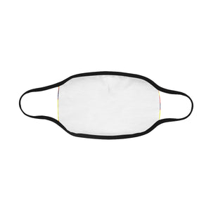 KENTE BLUE Mouth Mask in One Piece (2 Filters Included)