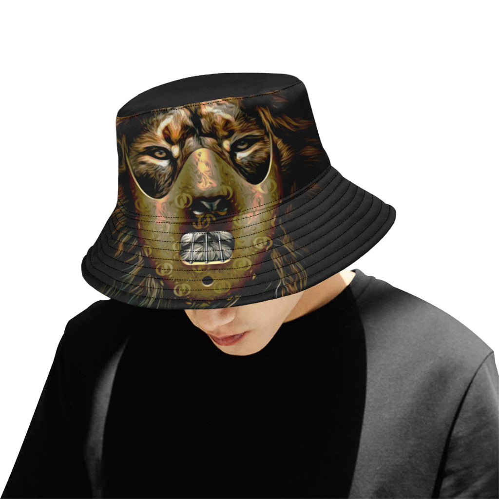 LION All Over Print Bucket Hat for Men