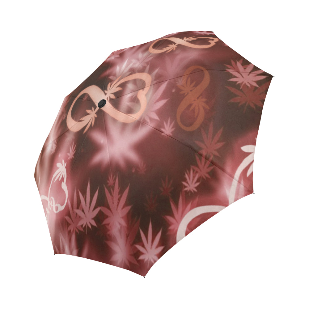 INFINITY RED COSMOS Auto-Foldable Umbrella