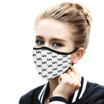 EXCELLENGE BLACC Mouth Mask in One Piece (2 Filters Included)