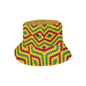 KENTE FRACTAL All Over Print Bucket Hat