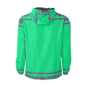 ADINKRA TP All Over Print Windbreaker for Unisex