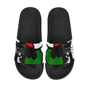 BLACC PANTHER RBG WHT Men's Slide Sandals