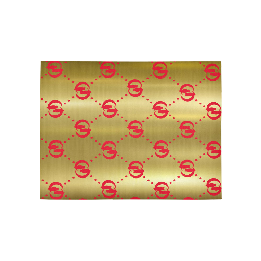 GOODY GOLD RED Area Rug 5'3''x4'