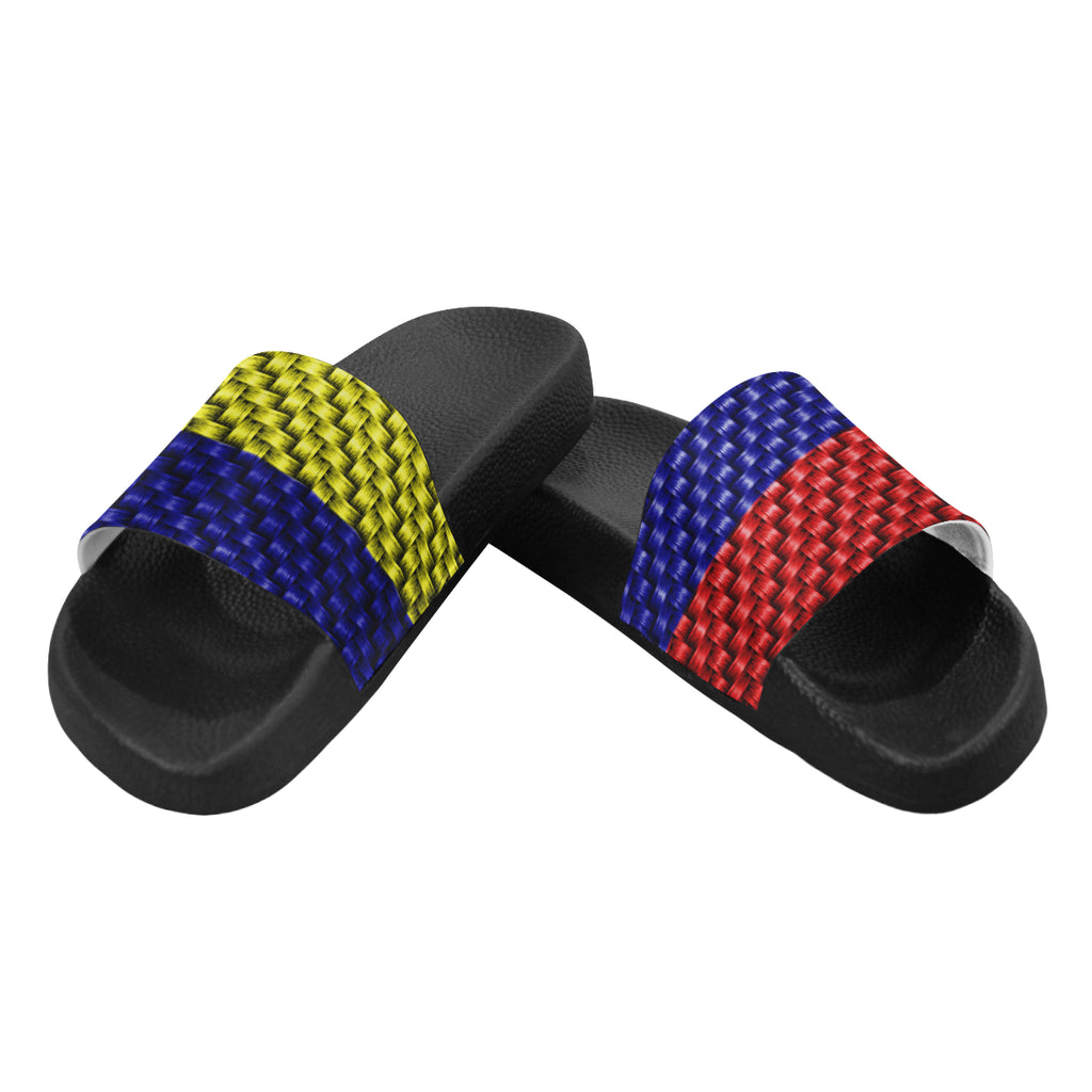COLOMBIA FLAG Men's Slide Sandals (Model 057)