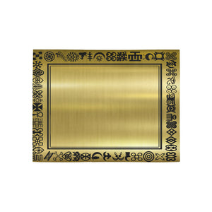 ADINKRA GOLD Area Rug 5'3''x4'