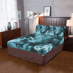 INFINITY BLUE COSMOS 3-Piece Bedding Set