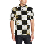 CHEST IN GOLD Men's All Over Print Polo Shirt