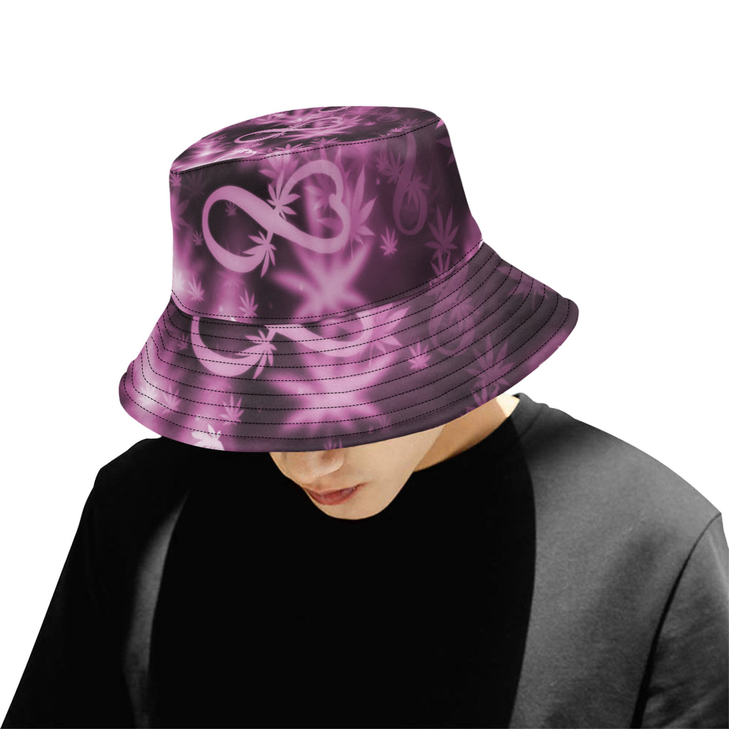 INFINITY PURPLE COSMOS All Over Print Bucket Hat for Men