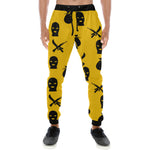 DRILLIN YLW Men's All Over Print Sweatpants (Model L11)
