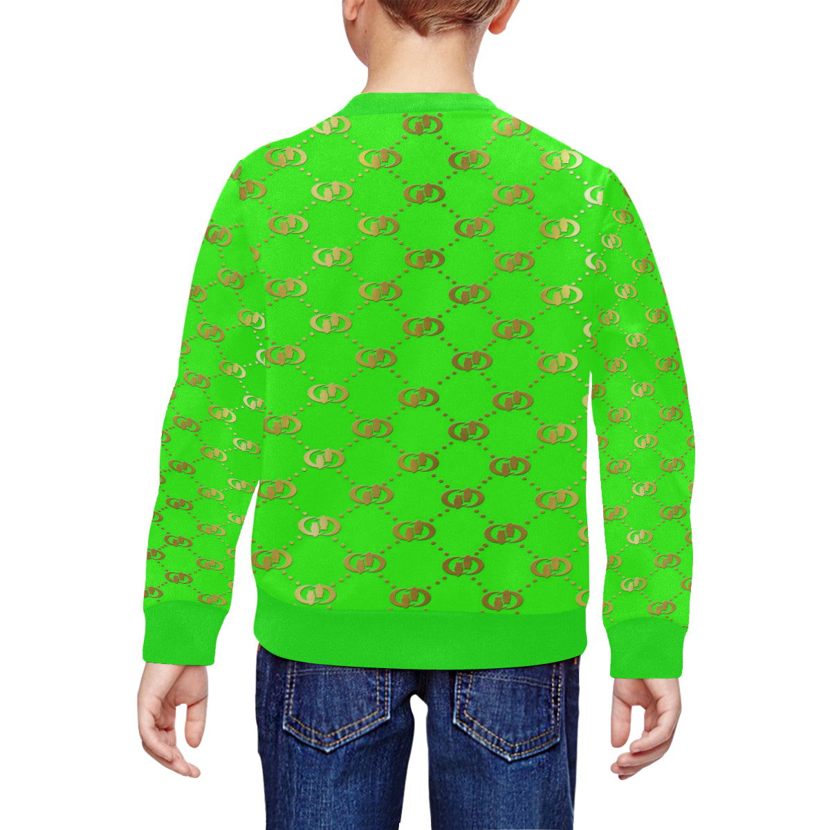 EXCELLENCE SKUNK All Over Print Crewneck Sweatshirt for Kids (Model H29)