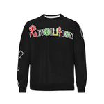 REVOLUTION BLC Men's Rib Cuff Crew Neck Sweatshirt