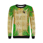 LCC NILE VALEY Women's Rib Cuff Crew Neck Sweatshirt (Model H34)