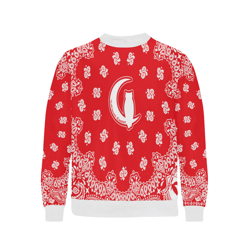 BANDANA Bs'UP Men's Rib Cuff Crew Neck Sweatshirt