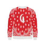 BANDANA Bs'UP Men's Rib Cuff Crew Neck Sweatshirt